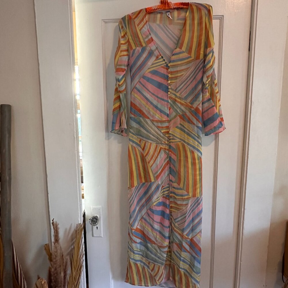 Zara Colorful Kimono/Cover Up